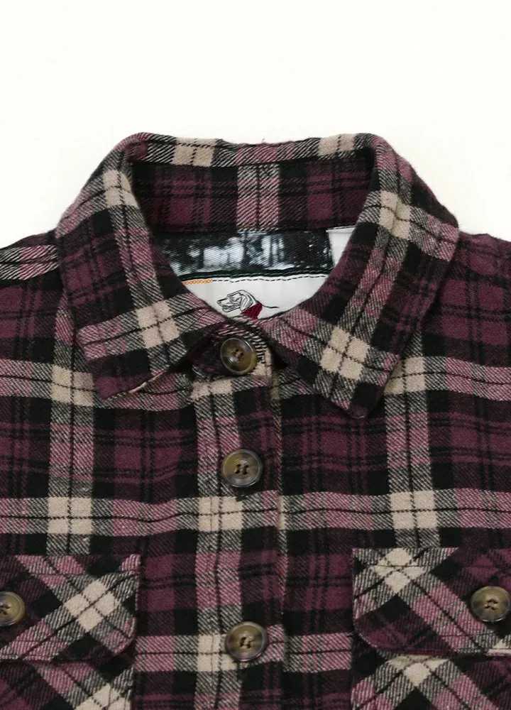 Toddler Wildlife Adventure Flannel Plaid Shirt