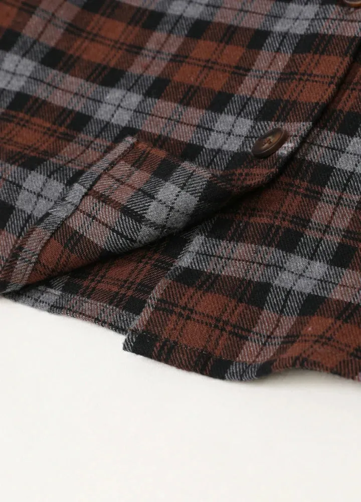 Toddler Wildlife Adventure Flannel Plaid Shirt