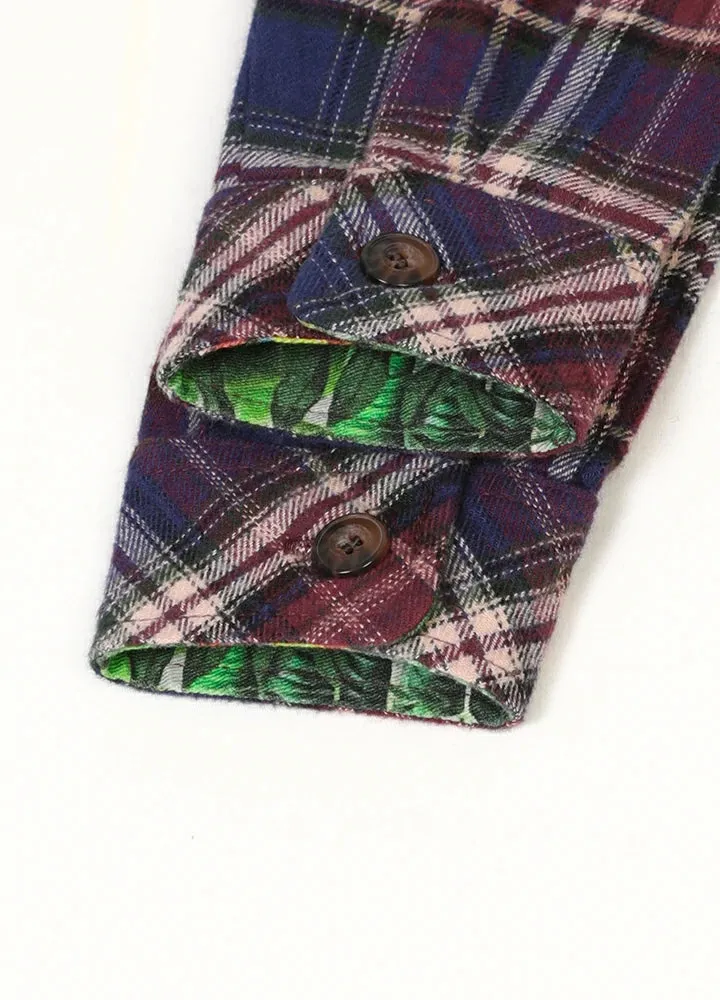 Toddler Wildlife Adventure Flannel Plaid Shirt