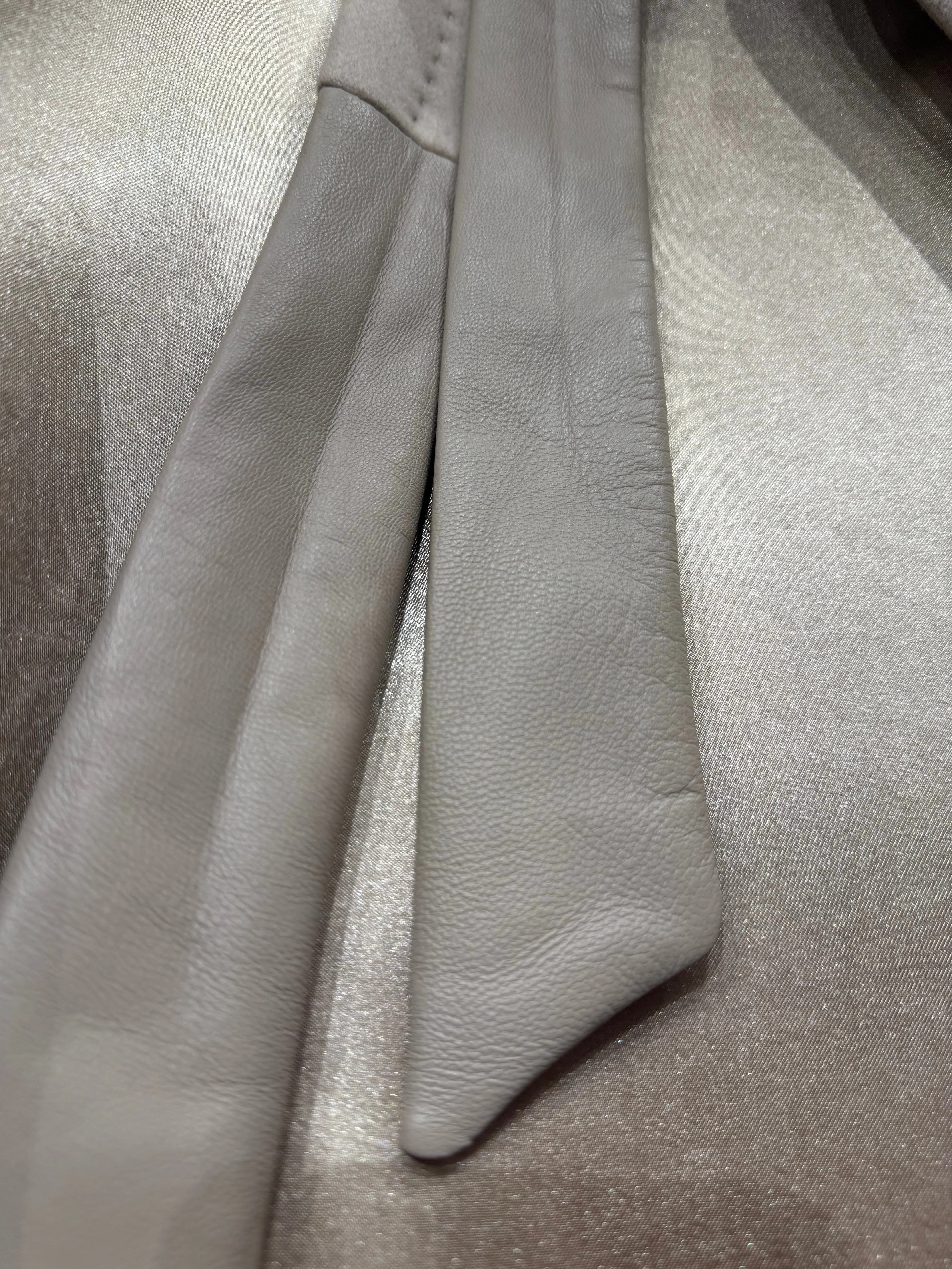 Toscana Leather Accent Cashmere Blend Overcoat